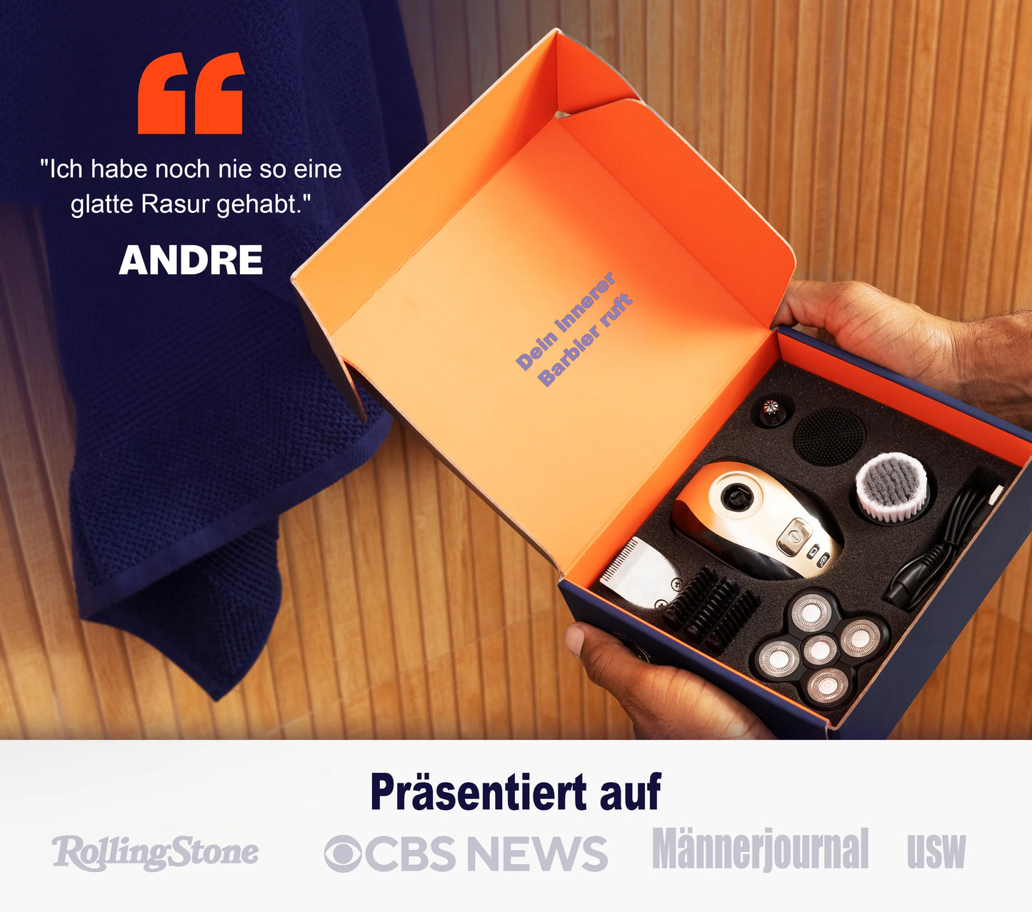 Müheloses Rasieren des Kopfes: Ein unverzichtbarer Rasierer für glatzköpfige Männer
