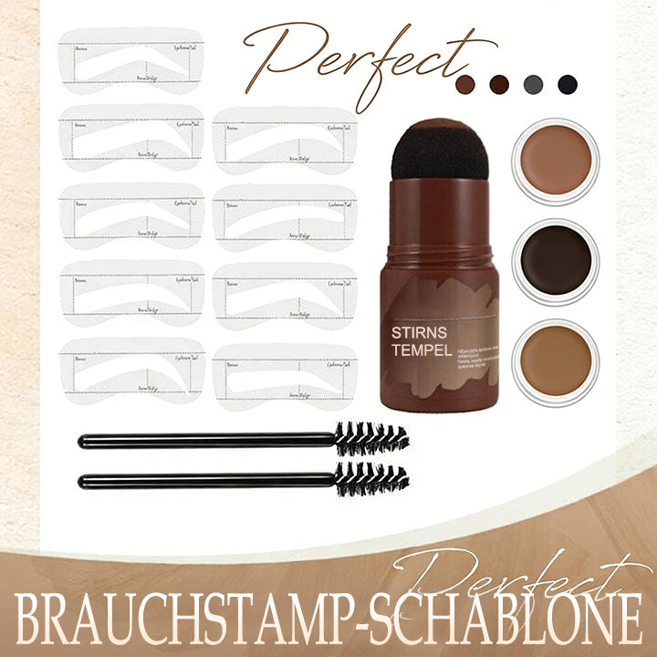 🔥 LETZTER TAG – KAUF 1, ERHALTE 1 GRATIS, NUR 10,99 $ PRO STÜCK! 🔥 🎉 Perfektes Augenbrauen-Schablonen- & Stempel-Set