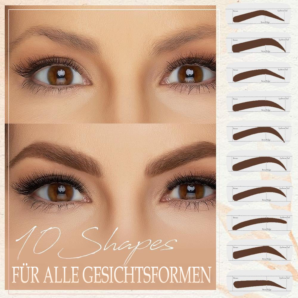 🔥 LETZTER TAG – KAUF 1, ERHALTE 1 GRATIS, NUR 10,99 $ PRO STÜCK! 🔥 🎉 Perfektes Augenbrauen-Schablonen- & Stempel-Set