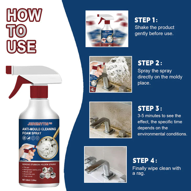 🌟 Magische anti-schimmel magie! 🌟 Anti-Schimmel Reinigingsschuim Spray