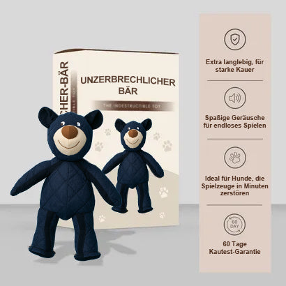 🐕‍🦺2025 Neuer Unbreakaa-Bär für starke Kauer🐾