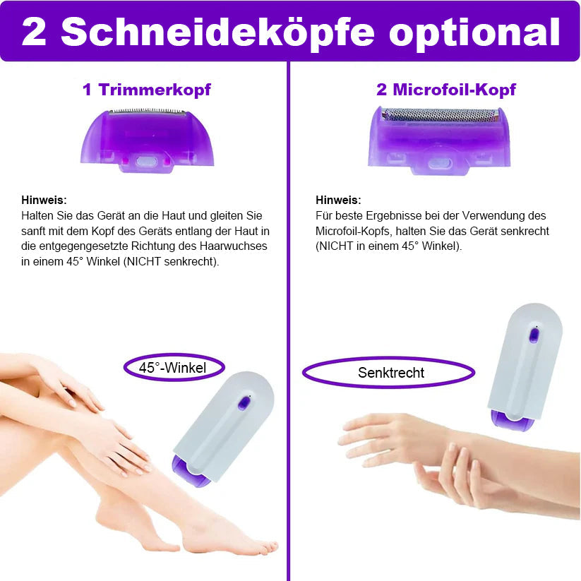 Seurico™ 👩‍⚕️ Lila Licht Schönheit Photon Seidig Schmerzfreie Haarentfernung