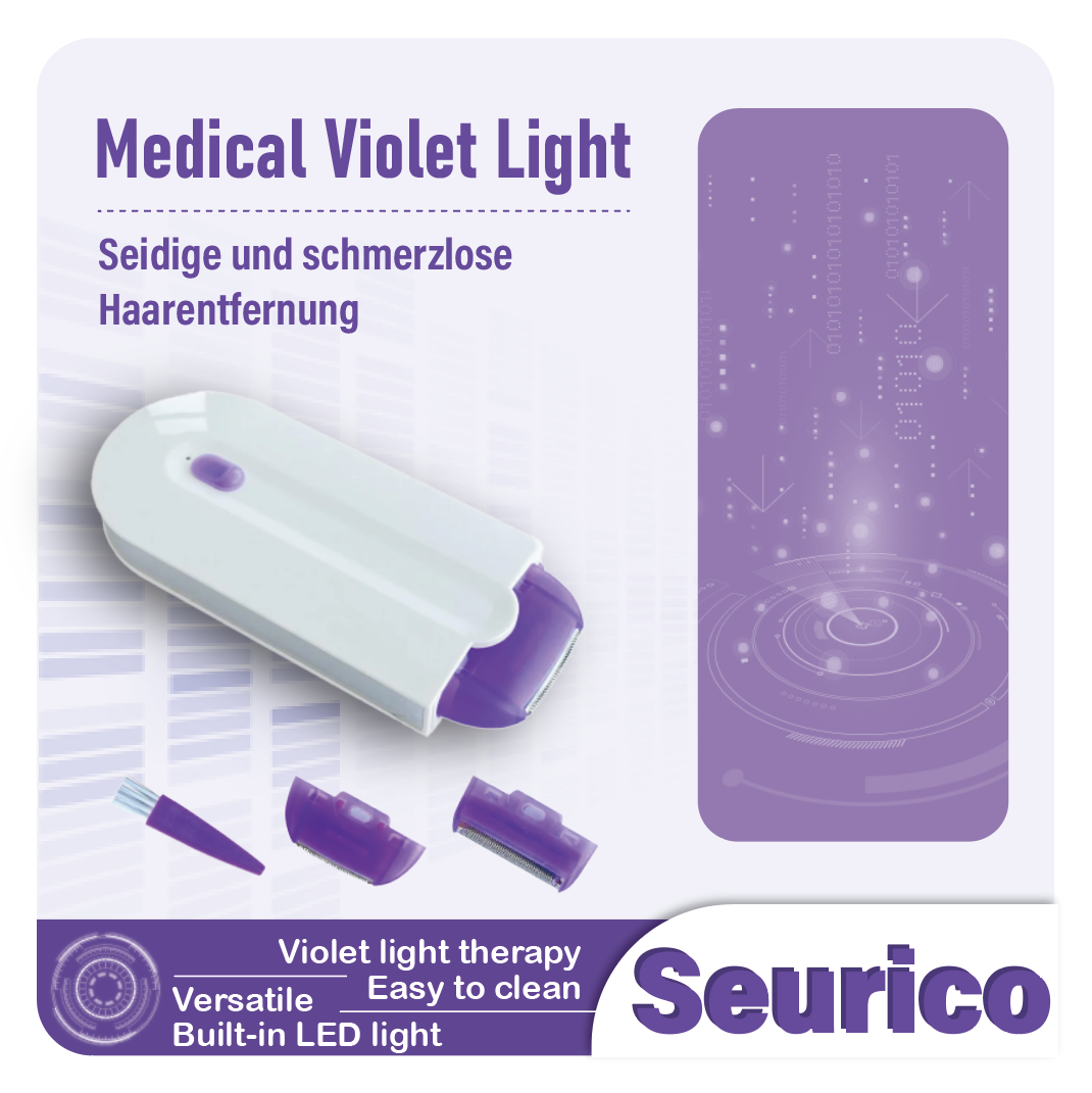 Seurico™ 👩‍⚕️ Lila Licht Schönheit Photon Seidig Schmerzfreie Haarentfernung