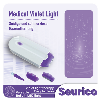Seurico™ 👩‍⚕️ Lila Licht Schönheit Photon Seidig Schmerzfreie Haarentfernung