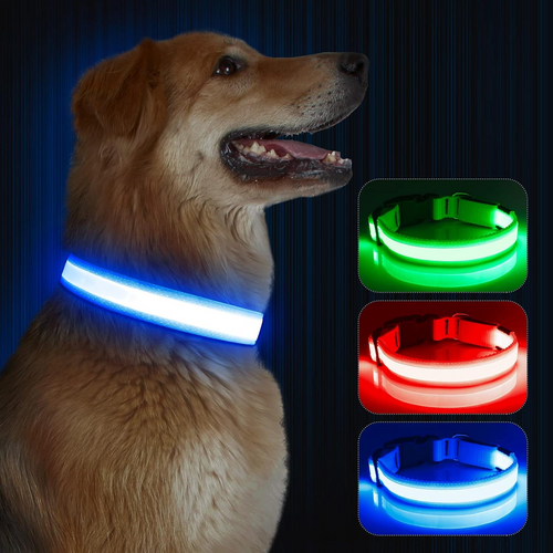 Seurico™ USB verstellbar wasserdichtes leuchtendes Hundehalsband