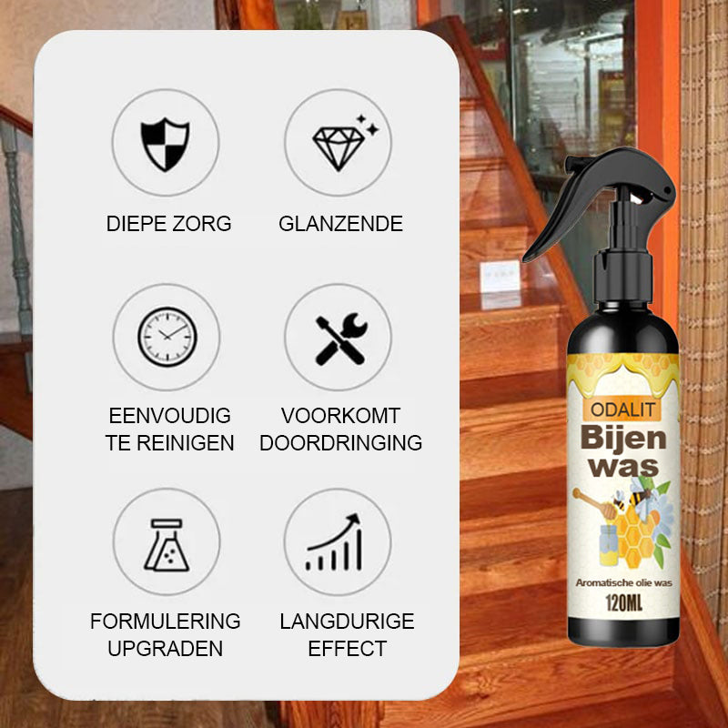 Natuurlijke microgemoleculariseerde bijenwas spray