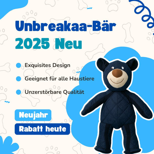 🐕‍🦺2025 Neuer Unbreakaa-Bär für starke Kauer🐾