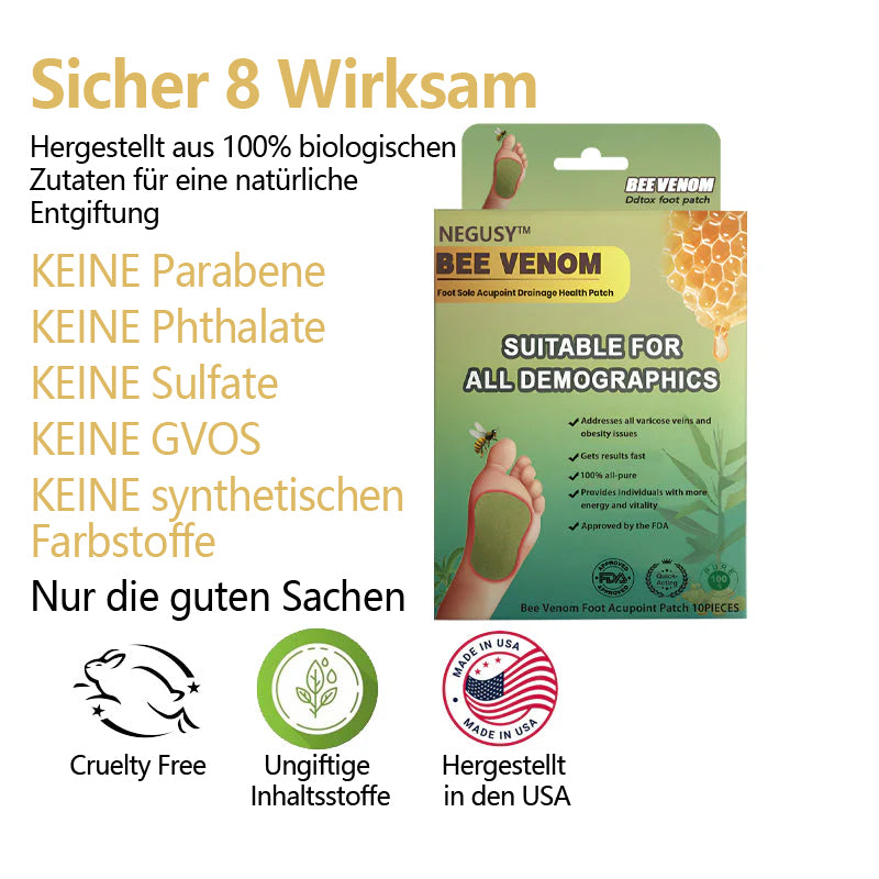 NEGUSY™ LymphTox Bienengift-Fußpflaster