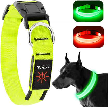 Seurico™ USB verstellbar wasserdichtes leuchtendes Hundehalsband