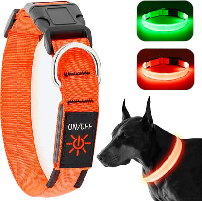 Seurico™ USB verstellbar wasserdichtes leuchtendes Hundehalsband