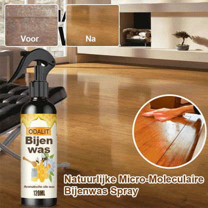 Natuurlijke microgemoleculariseerde bijenwas spray