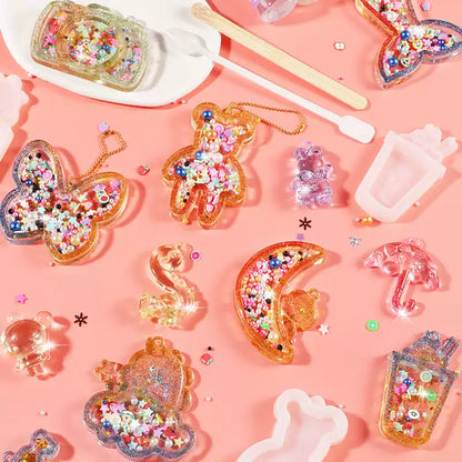 🎨Bunte DIY-Harzschätze – Kreativset für Kinder