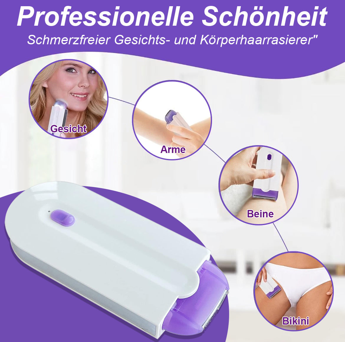 Seurico™ 👩‍⚕️ Lila Licht Schönheit Photon Seidig Schmerzfreie Haarentfernung